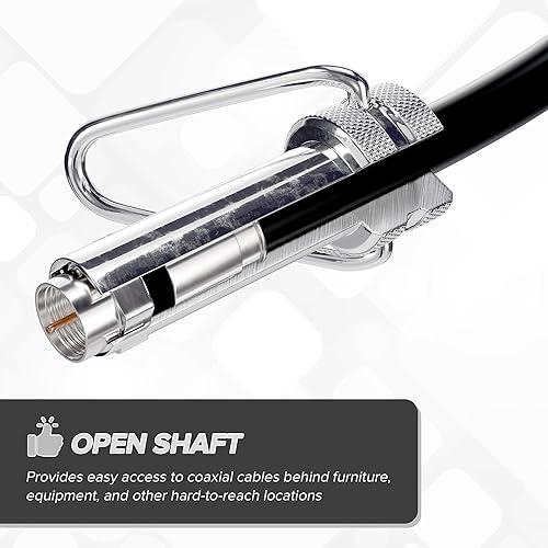 Miniatura 4 de THE CIMPLE CO Herramienta coaxial, llave de seguridad coaxial, adaptador de escudo y extracción de filtro, llave de bolsillo, apriete y afloje los