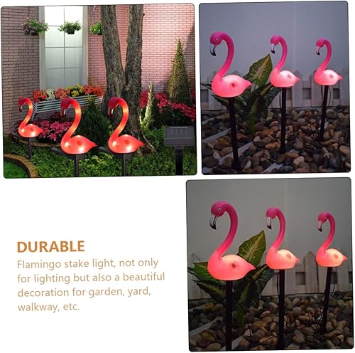 Miniatura 4 de Diseño único de luces solares para decoración de jardín con diseño único de flamenco