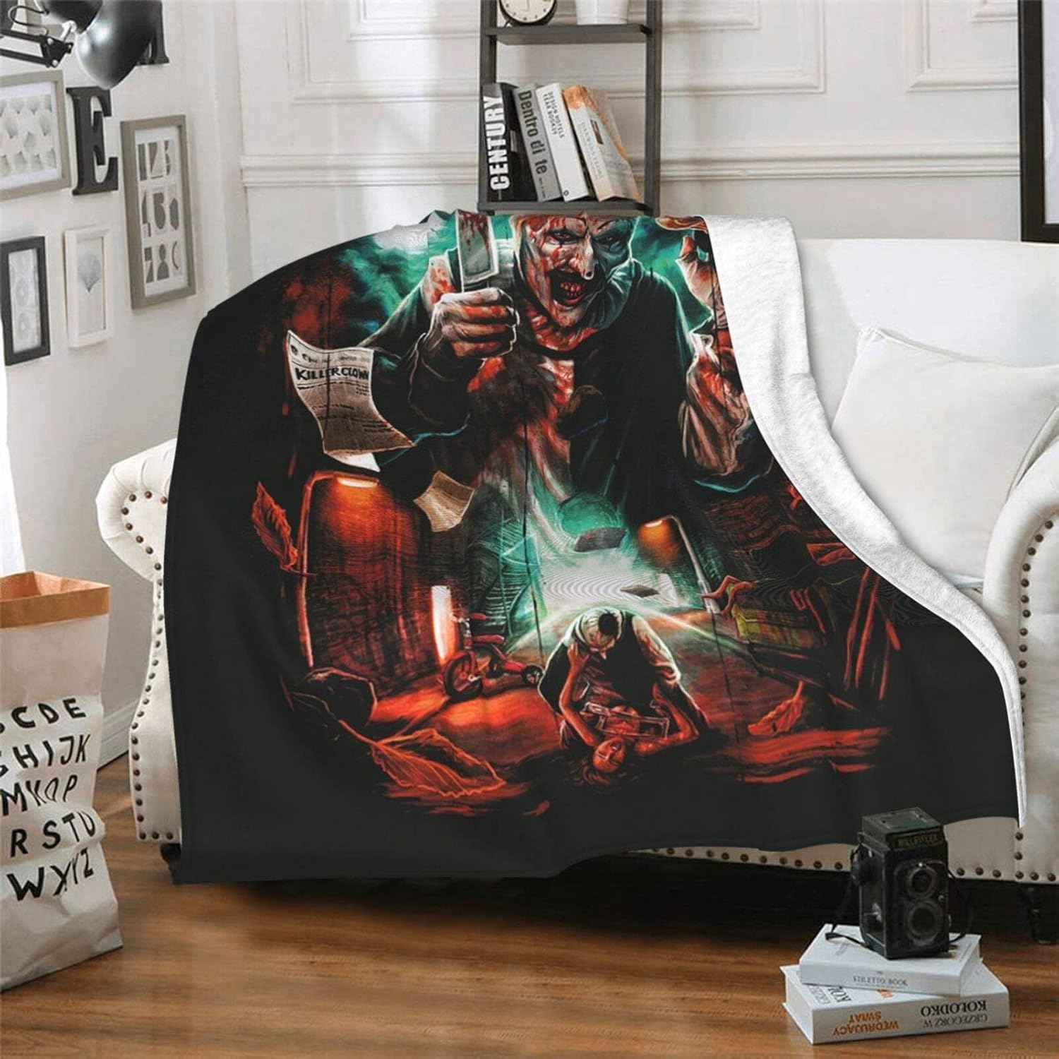 Huiyioue TerriFier Fleece Blanket Super Soft Microfleece