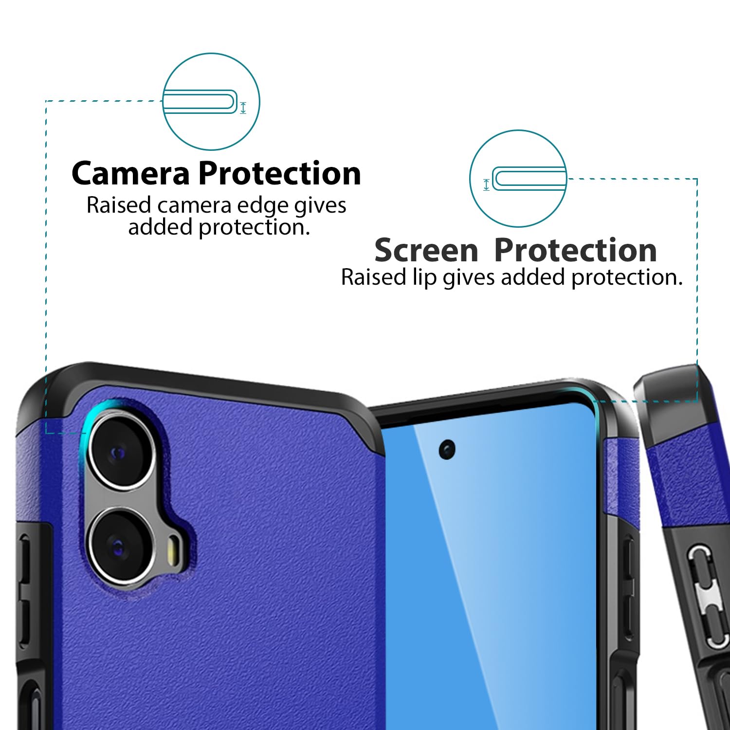 CUSTODIA ARMOR BORDI ANTIURTO COVER per SAMSUNG GALAXY A34 5G