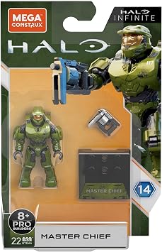 Mega Construx Halo Infinite Heroes Series 14 Master Chief Mini Figure
