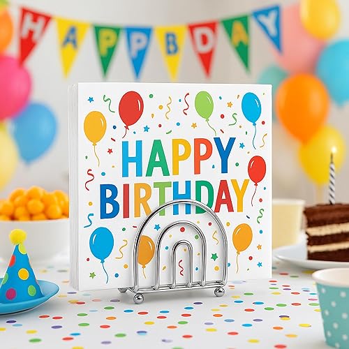 Miniatura 4 de Servilletero cromado  Servilletero decorativo de metal para encimera de cocina, mesa de comedor o uso al aire libre  Diseño de acero resistente al