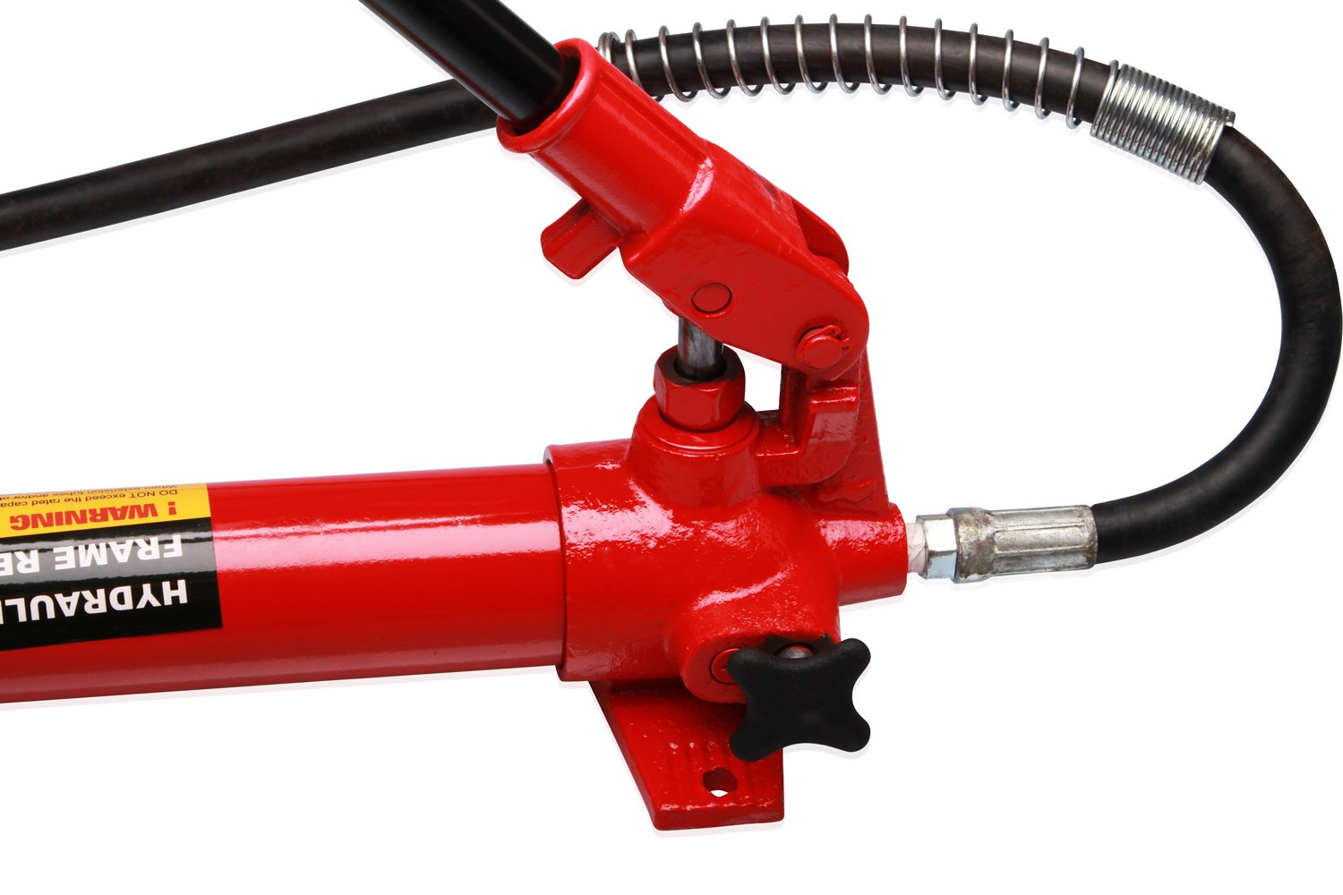 Pompe hydraulique Manuelle, capacité 10 tonnes, avec Tuyau et Tige de Pompe