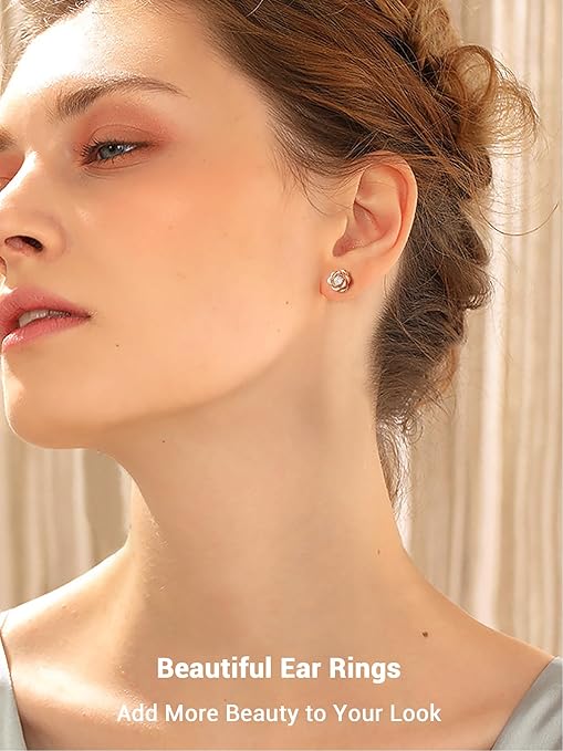 Orecchino Étoile des Vents Oro rosa e diamante