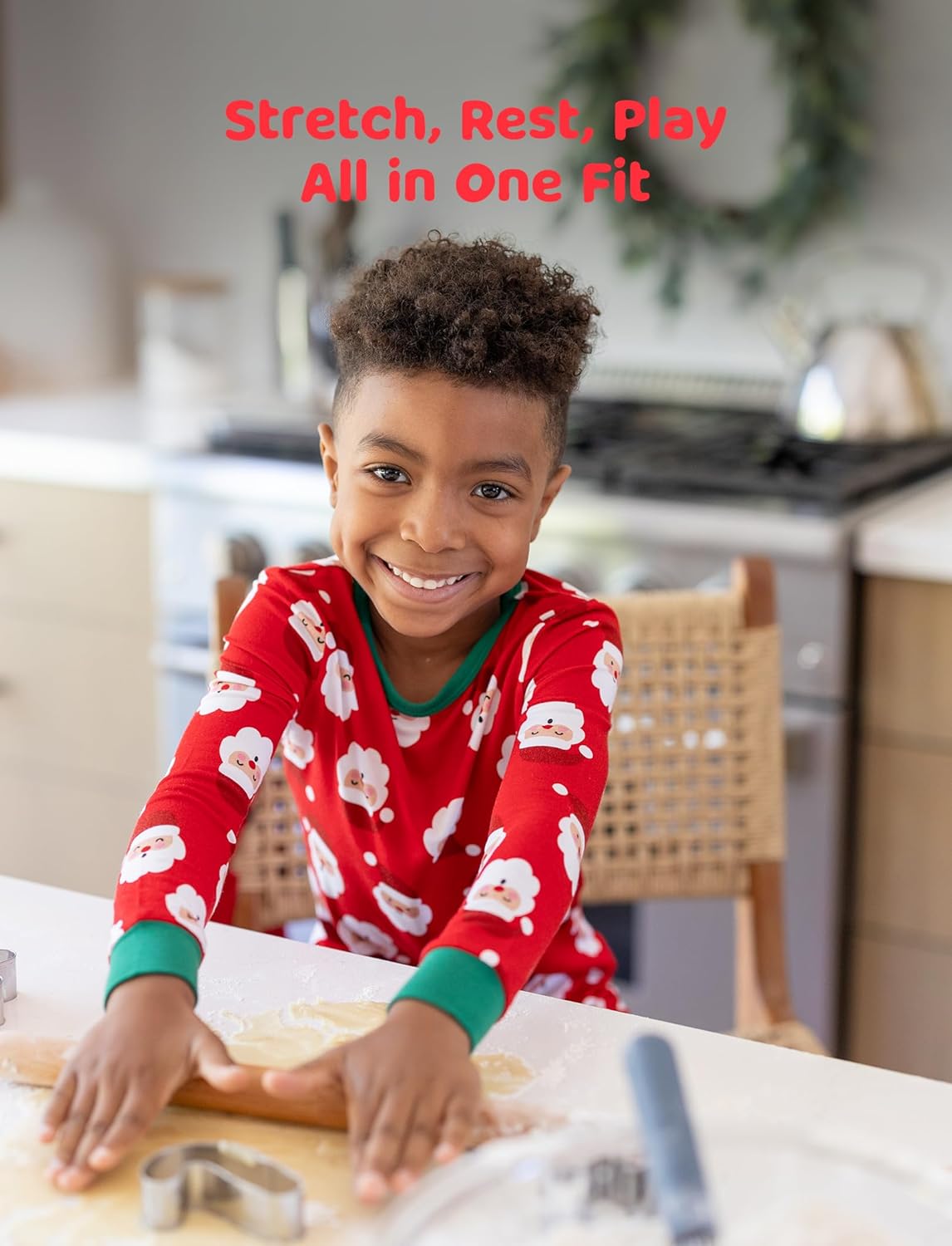 PATPAT Bamboo Viscose Pajama Sets for Toddler Boys & Girls Baby Kids, Ultra-soft Snug fit Pjs Sleepers for Birthday Holiday - Image 6