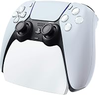 PlayVital PS5 Kontroller Tartó Fehér - Gumipárnás Gamepad Állvány 7