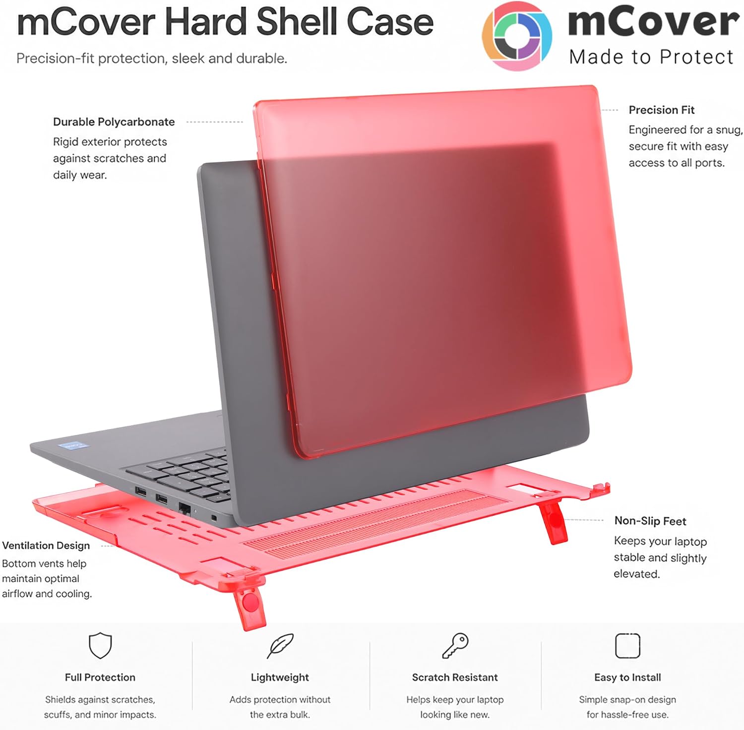 mCover Case Compatible ONLY with 2023-2024 15.6" Dell Latitude 3540/3550 Series Laptop Computer (NOT Fitting Any Other Dell Models) - Blue image 5