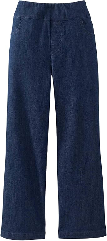 National Wide-Leg Crop Jeans - Roomy 