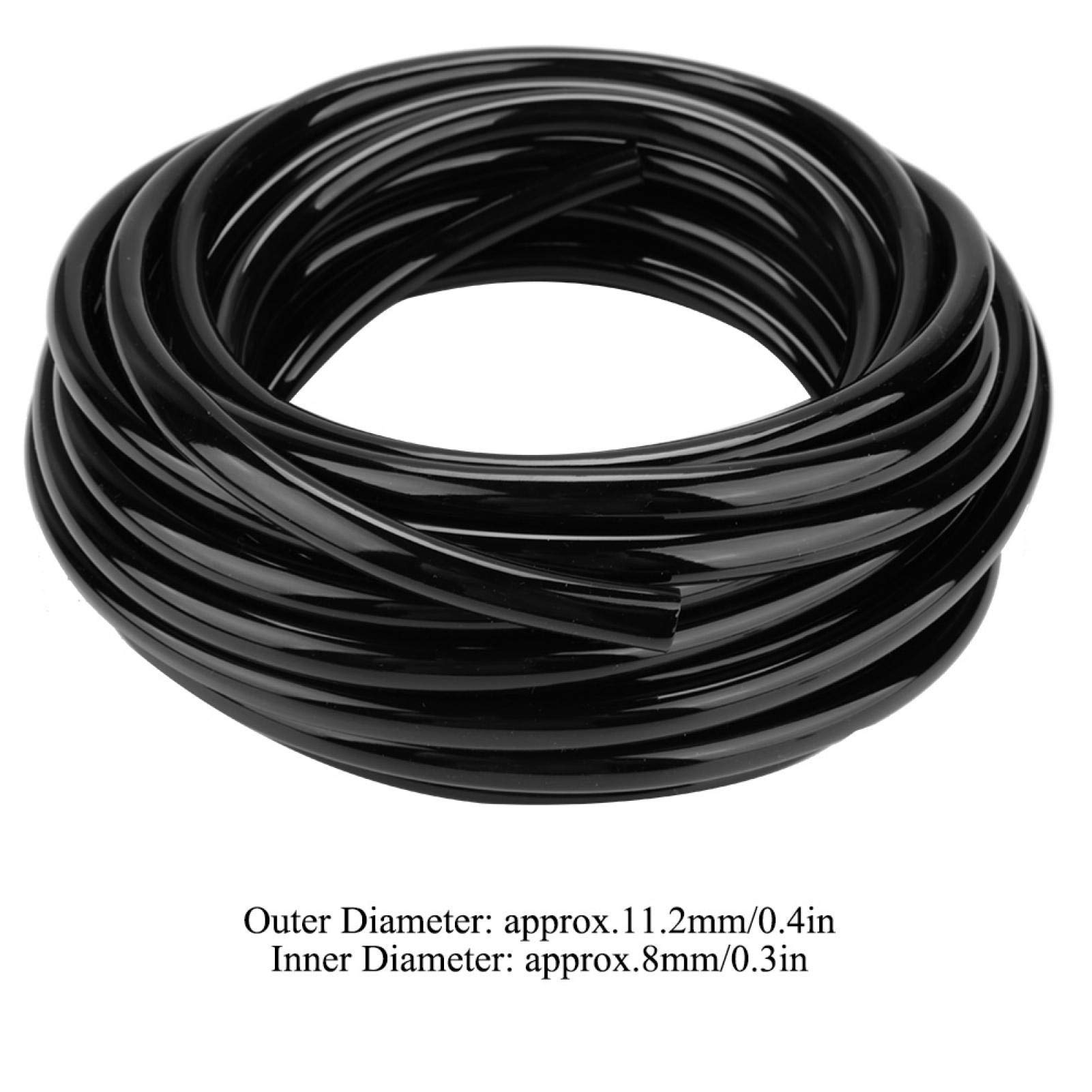 Manguera de riego, tubos de riego de micro chorro de 10M 8/11 mm, tuberia riego por goteo sistemas de riego de tubería de PVC por goteo para jardín