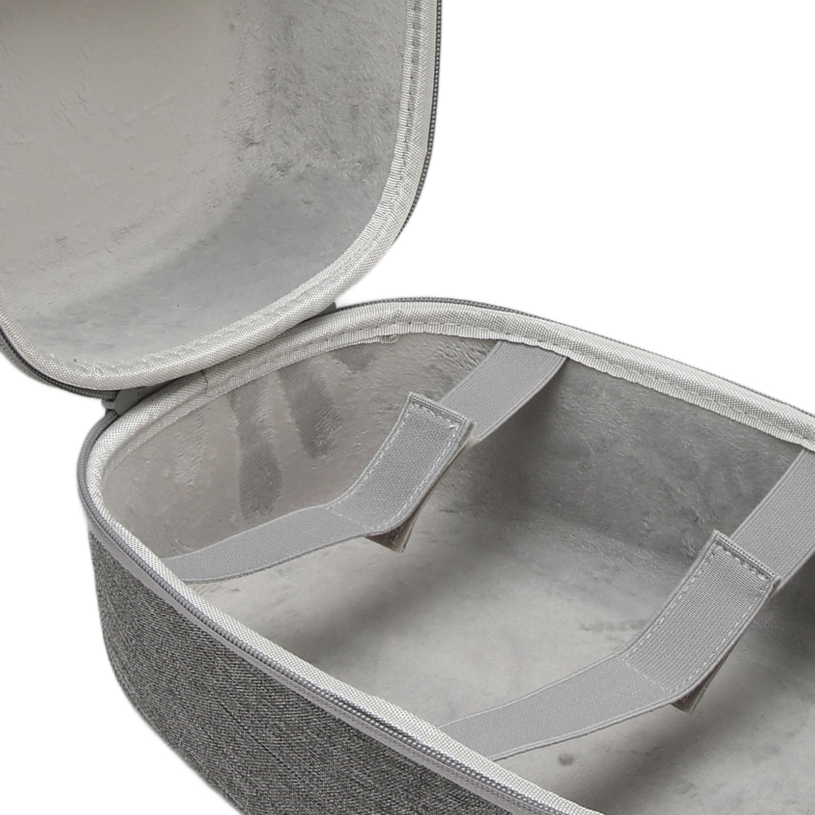 Carcasa Rígida para Auriculares Playstation VR2, Gran Capacidad, Fácil de Transportar, Protección Múltiple, Material EVA Duradero, Gris, para PS VR2 y Accesorios