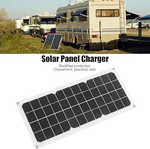 Miniatura 3 de Panel solar de 10W 12V, alta eficiencia de conversión, panel solar portátil de silicio monocristalino, cargador de panel solar de protección contra