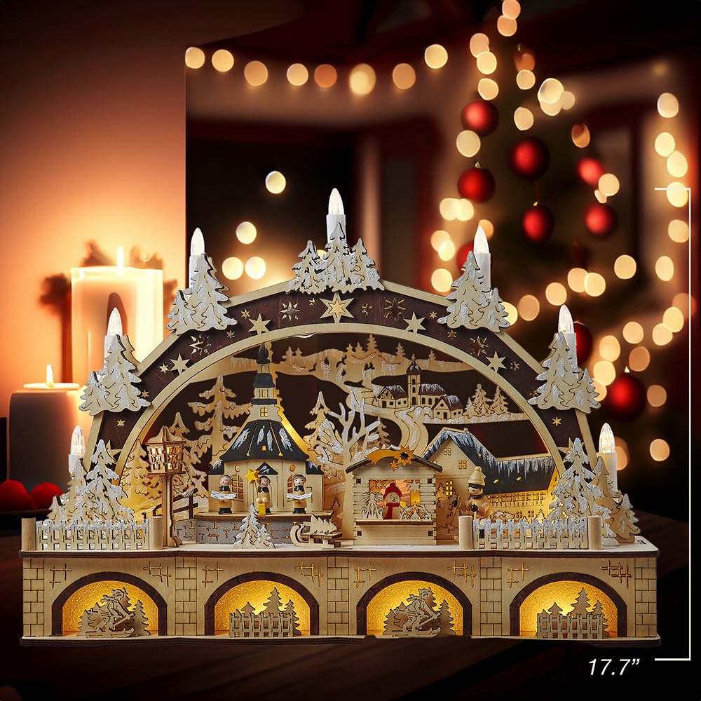 Kurt S. Adler Weihnachtsdorf, Hellbraun