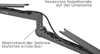 Shiftware Alacsony Profilú Mikrofon Kar - Professzionális Fekete Asztali Állvány 2kg Teherbírással, Rejtett Kábelcsatornával, Gamer, Streame 5