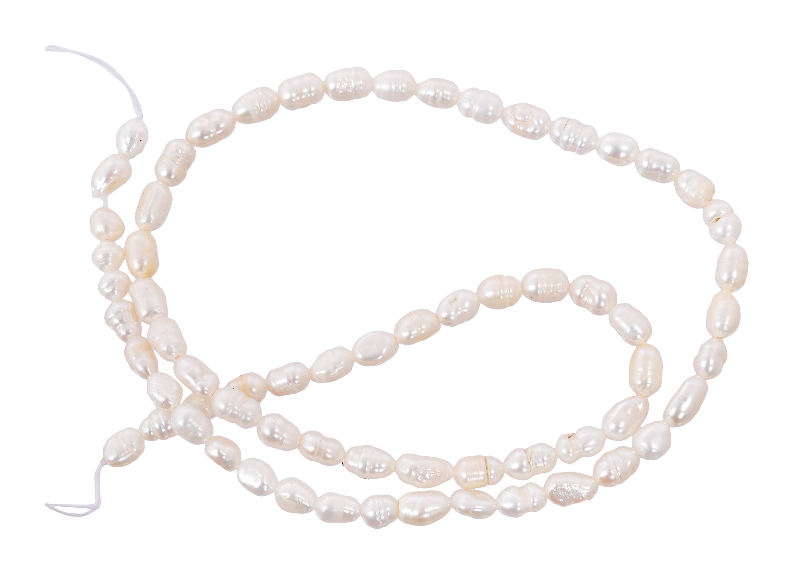 White Crystal Beads for Women - Pack of 50 (BD27)-image-10