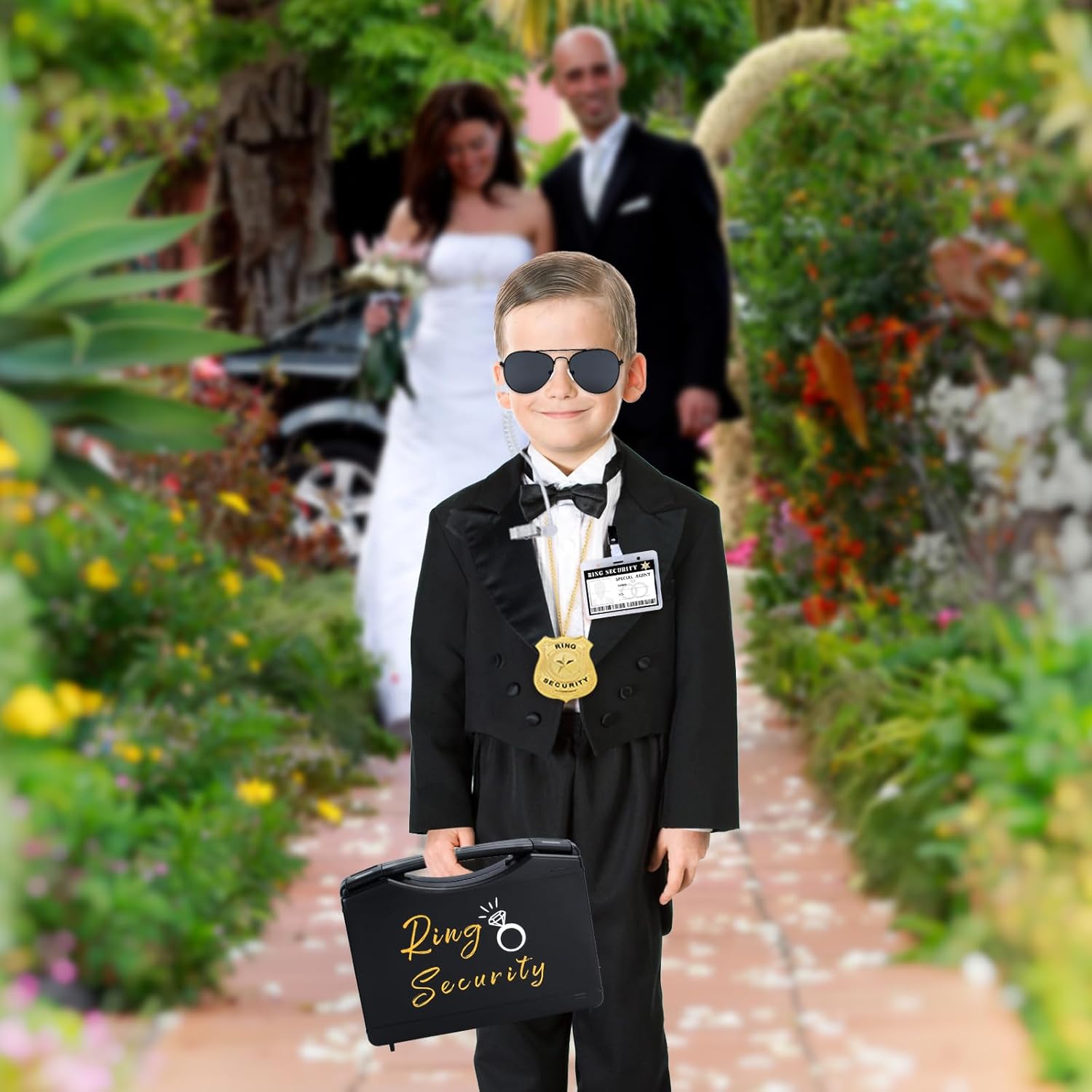 Ring Security Box Wedding Ring Bearer Set with Kenya Ubuy