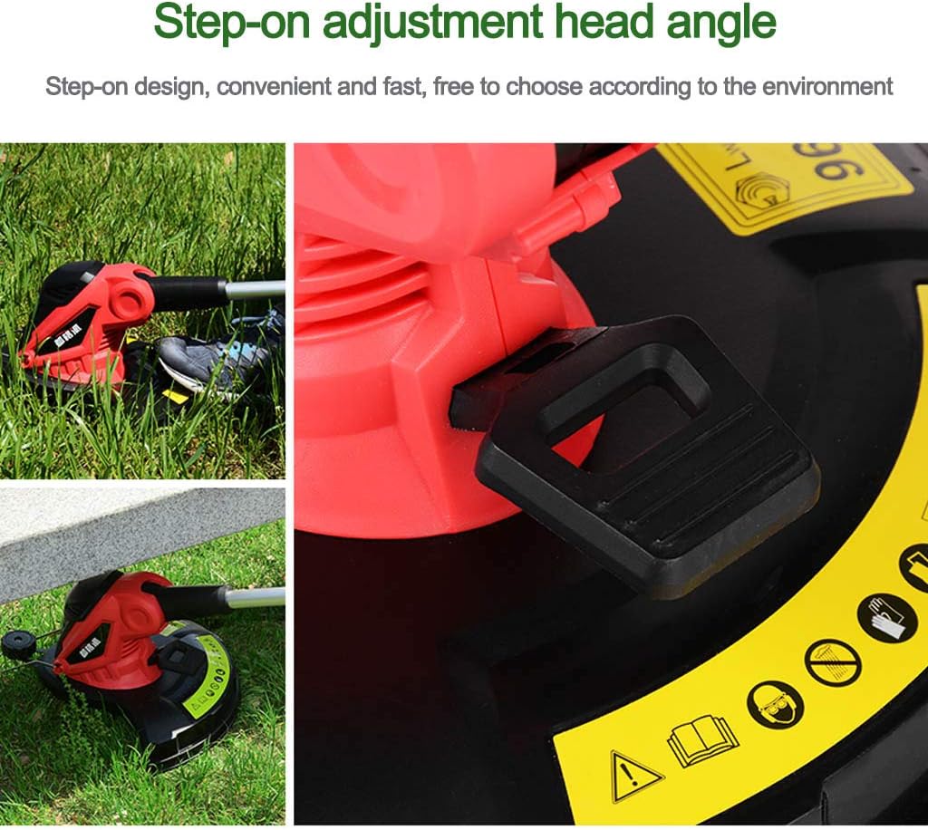 review WHJ@ Household Lawn Mower Electric Lawn Mower Small Lawn Mower Lawn Trimmer Multi-Function Weeder