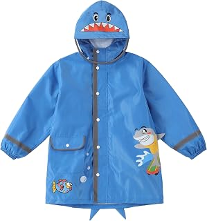 Toddler Rain Wear Children Boys Girls Raincoat Kids Poncho Waterproof Hoodie Cute Cartoon Rain Jacket 2-10 Years S-L Size Price In India
