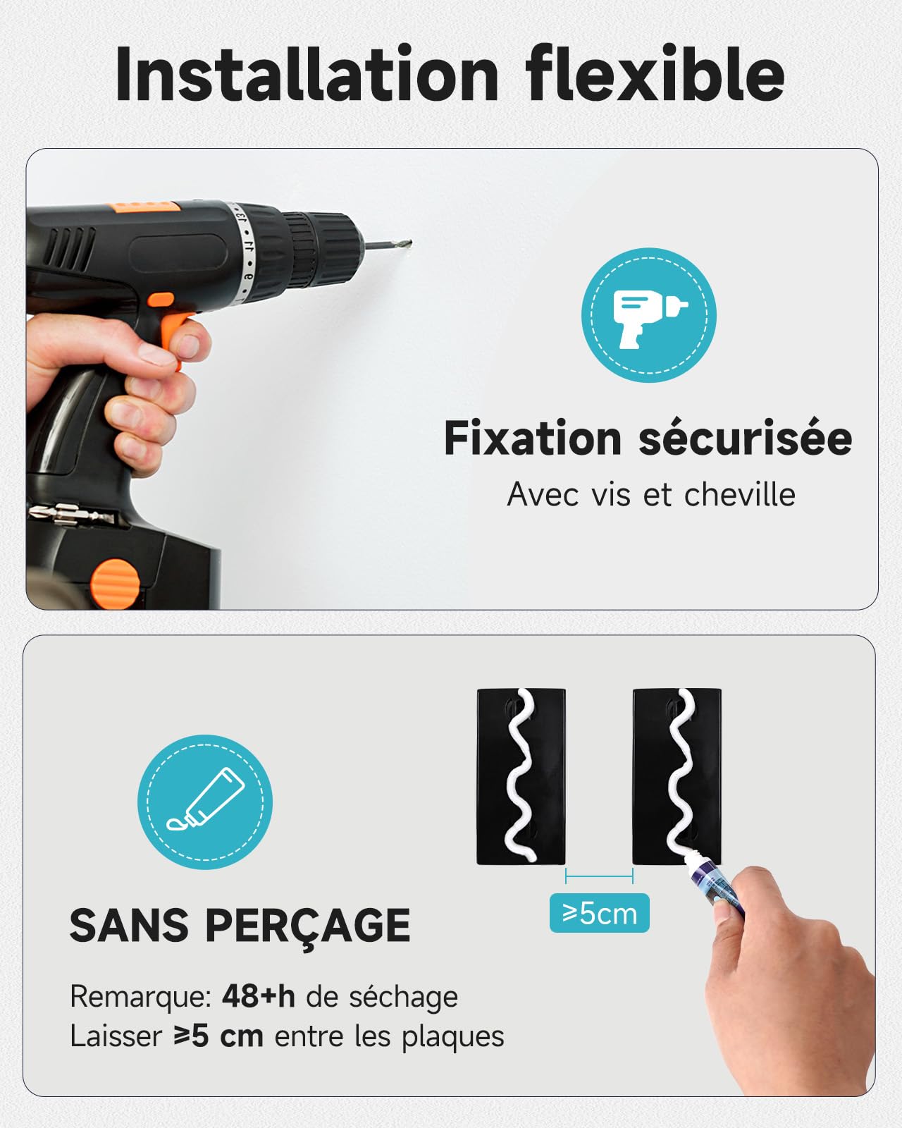 AIKE Distributeur Savon Automatique, IPX7 Étanche avec, Acier Inoxydable