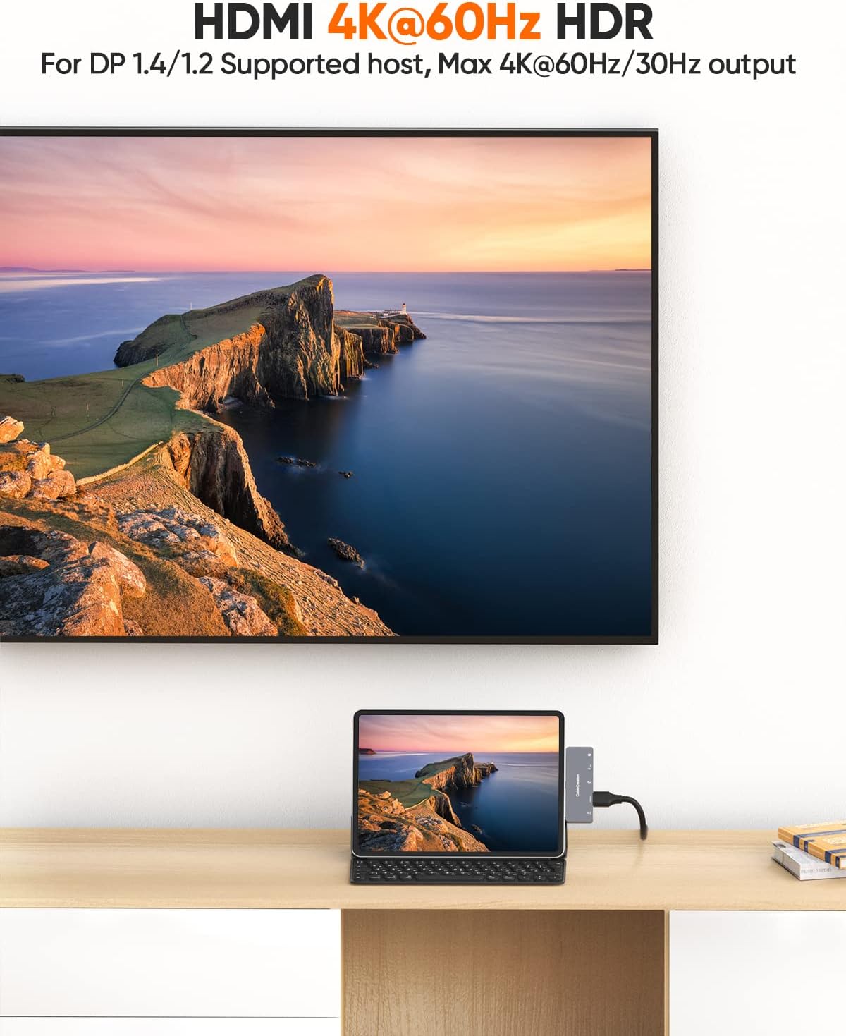 Creative Product iPad Pro USB C Hub, CableCreation 5 in 1 USB C iPad Pro Adapter with 4K HDMI, USB-C 100W PD Charging 5Gbps USB 3.0, 3.5mm Audio Jack Multiport Adapter for New iPad Pro iPad Air MacBook Pro New Deal iPad Pro USB C Hub, CableCreation 5 in 1 USB C iPad Pro Adapter with 4K HDMI, USB-C 100W PD Charging 5Gbps USB 3.0, 3.5mm Audio Jack Multiport Adapter for New iPad Pro iPad Air MacBook Pro