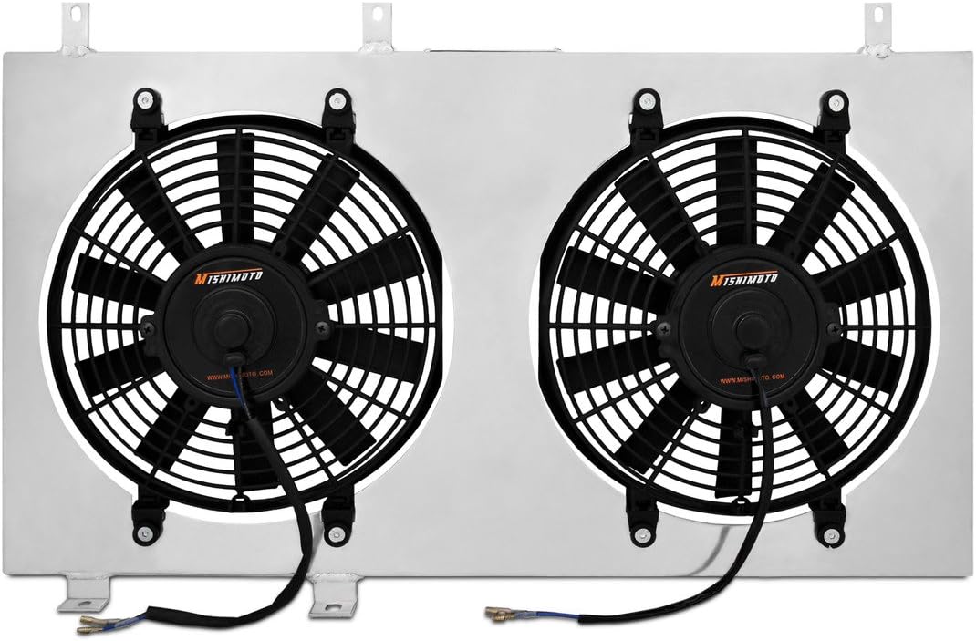 Mishimoto mmfs-Sup-86 Performance Aluminum Fan Shroud Compatible With Toyota Supra 1986-1992 Silver