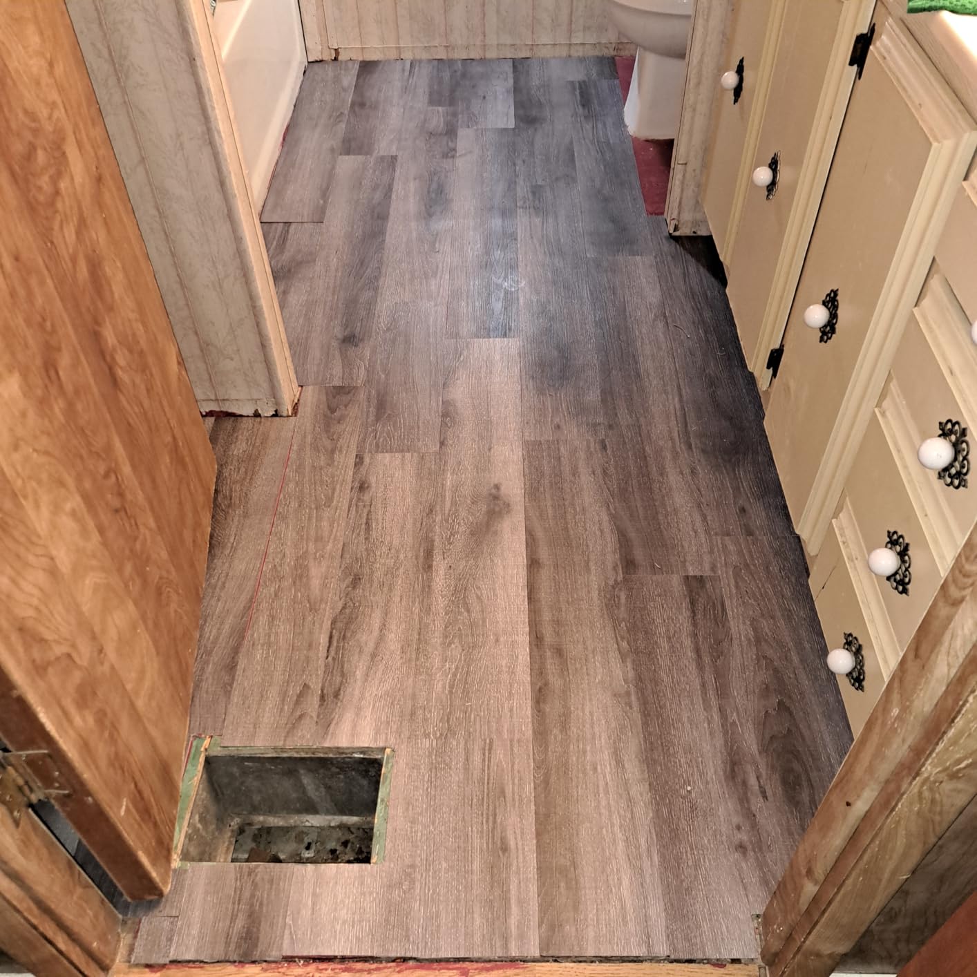 Blayney Oak vinyl planks installed