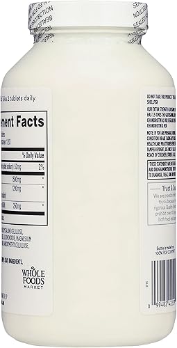 Miniatura 2 de 365 by Whole Foods Market, Glucosamina Condroitina X Fuerza MSM, 240 Tabletas