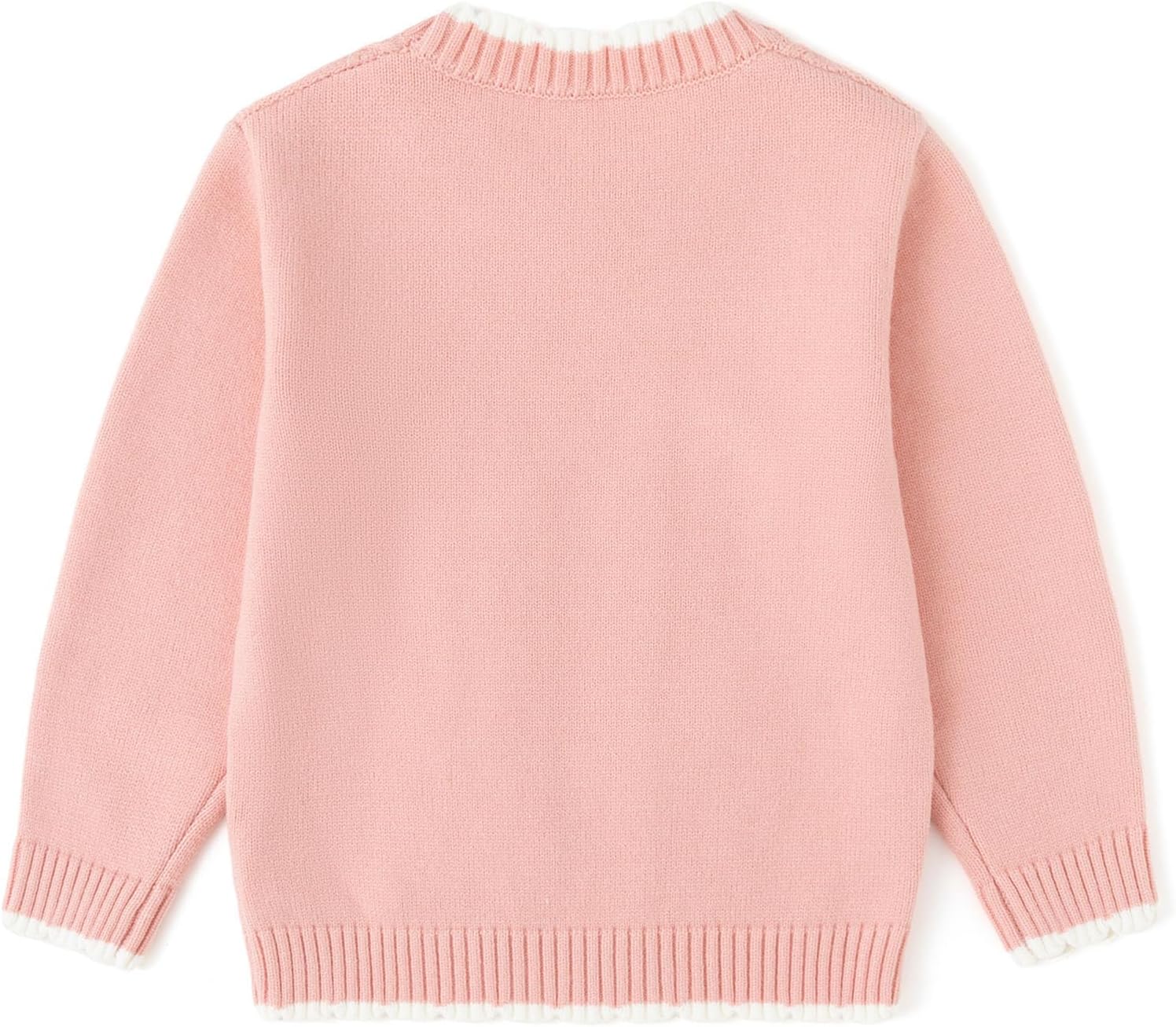 Curipeer Baby Girl Sweater Long Sleeve Knit Toddler Pullover Sweater Soft Crewneck Top for 2T-6T - Image 3