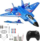 RC Plane&comma; F22 RC Airplane Fighter Ready to Fly&comma; 2&period;4Ghz 2 Channel Remote Control Plane&comma; RC Airplanes Toy for Boys Girls Kids Beginners