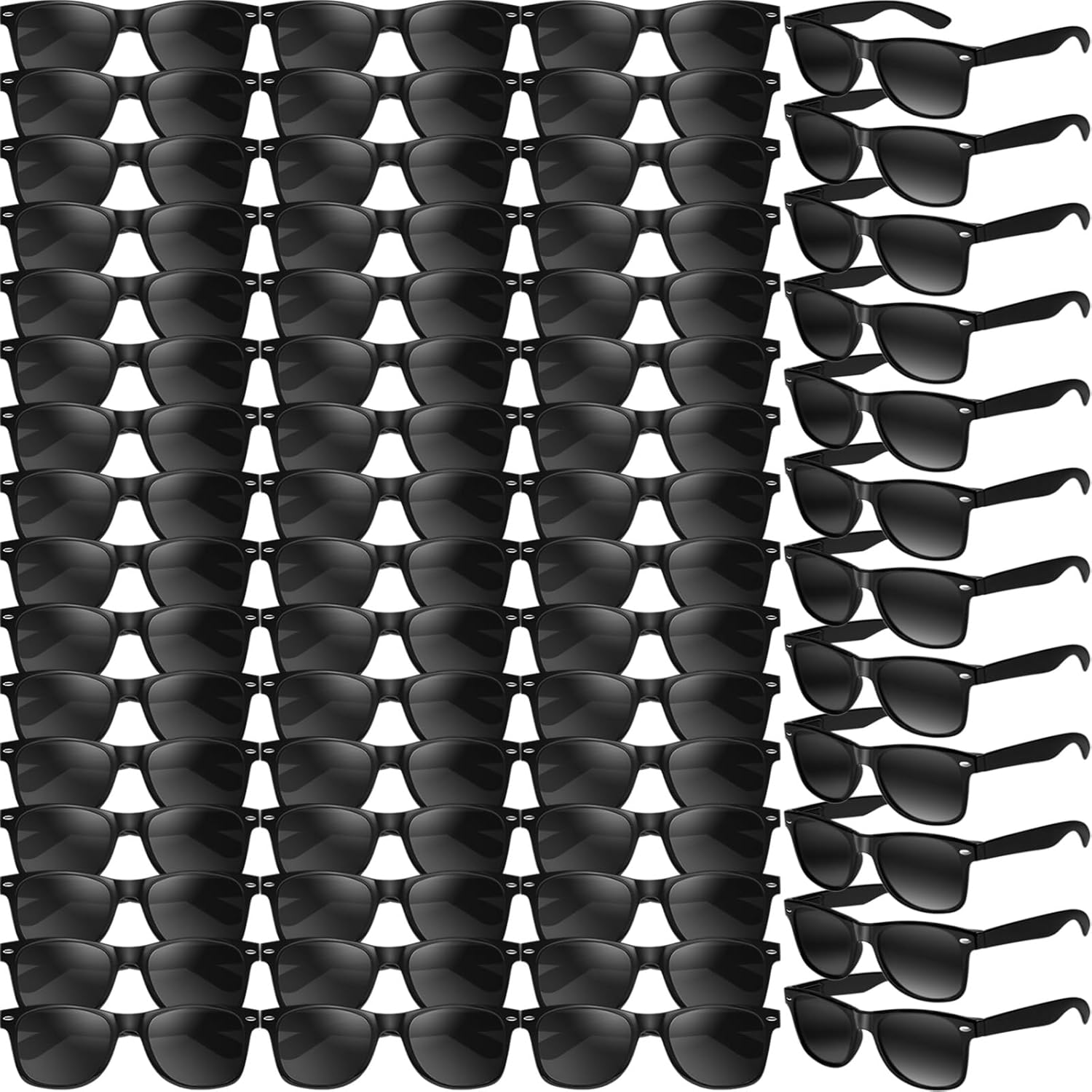 Oleitodh 40/100/150 PCS Black Sunglasses Party Favors, Wedding Sunglasses Boys Girls Summer Beach Pool Birthday Supplies