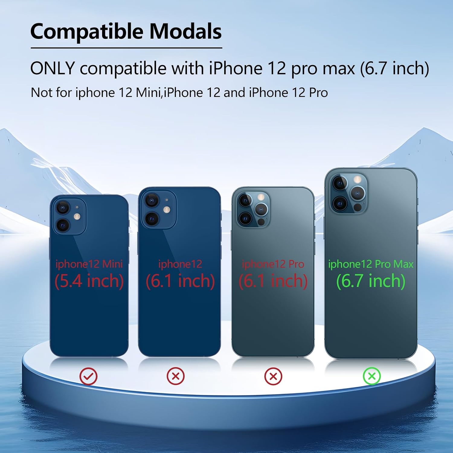 EXW for iPhone 12 PRO MAX Screen Replacement 6.7" Full HD LCD Display Digitizer, Quality Touch Screen with Repair Tools, Waterproof Seal & Protector – Compatible with A2342, A2412, A2411, A2410
