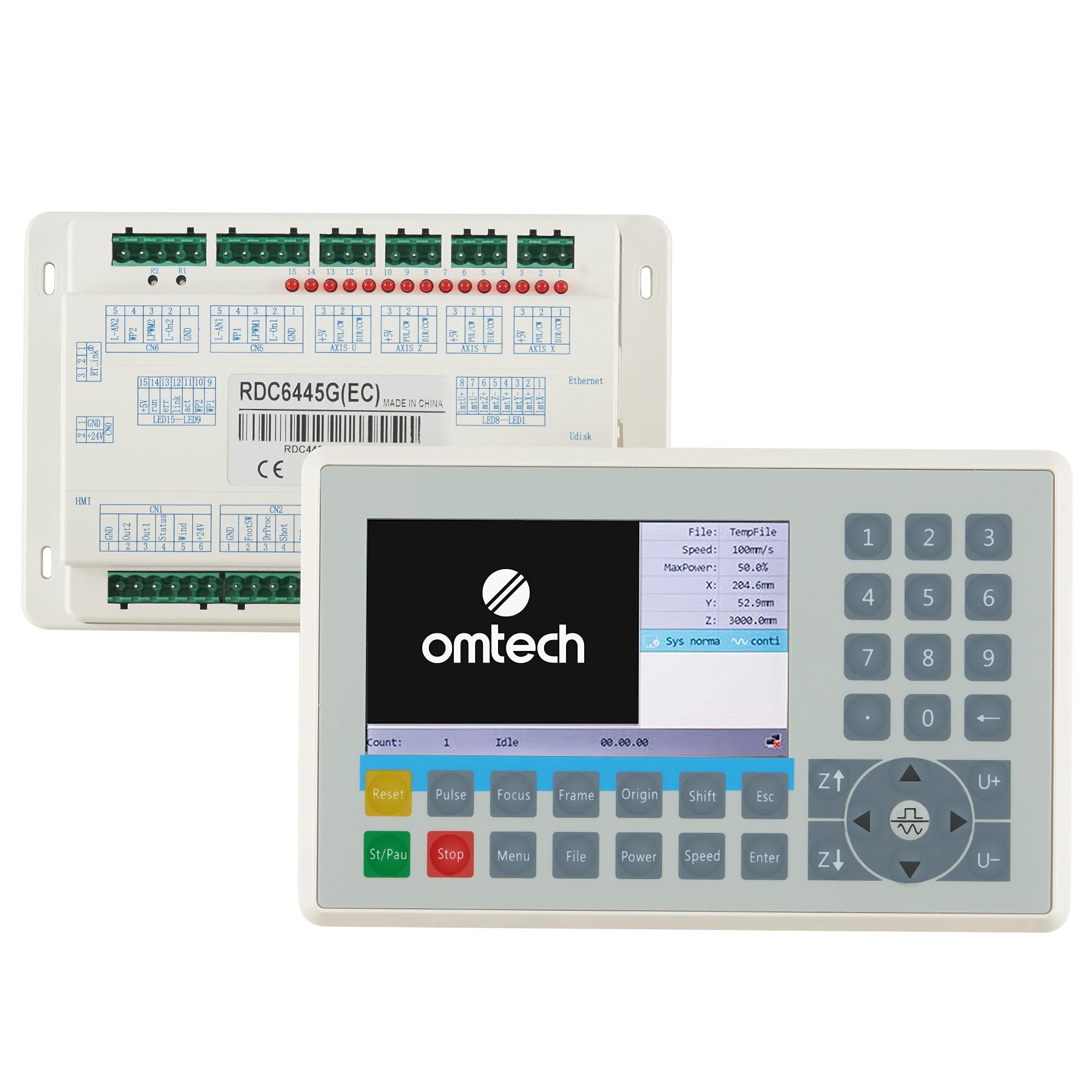Buy OMTech RDC6445G Ruida Control Panel Kit, Laser Engraver Replacement