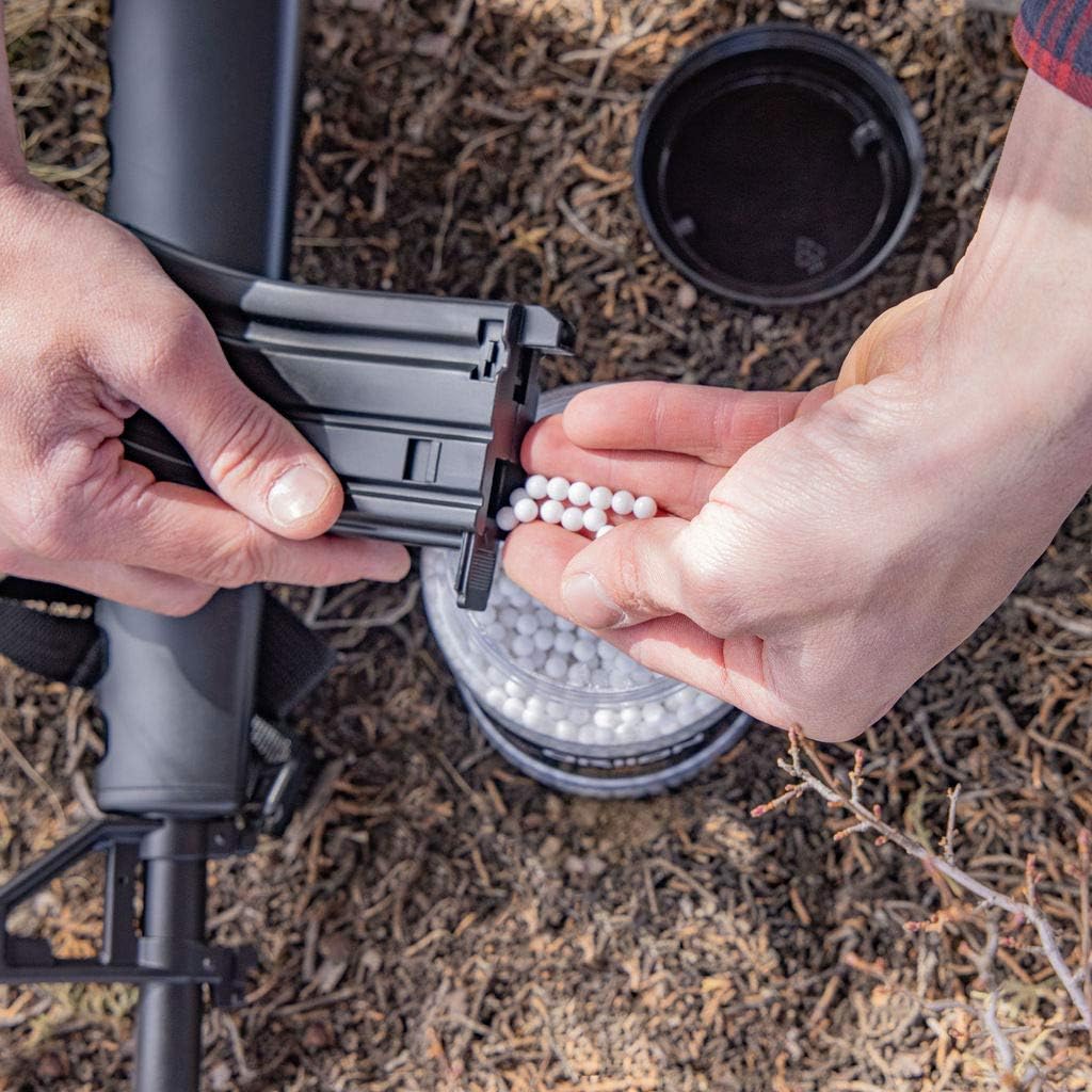 Oriion 6mm Airsoft BBS | .20g Airsoft BBS for High Precision and Greater Range | Air Softgun Gun Ammo | Airsoft BBS .20g Perfect for AEGs, Pistols and Rifles | 5000 Rounds Each : Sports & Outdoors