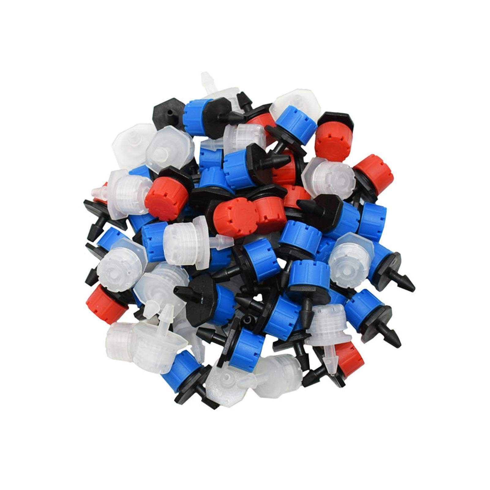 Złącze do naprawy węża Regulowany Ogród Podlewanie Dripper Kropler Micro Dip Nawadnianie Podlewanie Anti-Zatykające Drip Nawadnianie Dostawy Ogrodnictwo 500 sztuk (Color : White)