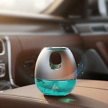 Cycle Lia Car Freshener Gel|Aqua Dream (Serene) Fragrance 45 Gm|Lia Dashboard Gel Car Air Freshener|Car Perfume Car Accessories