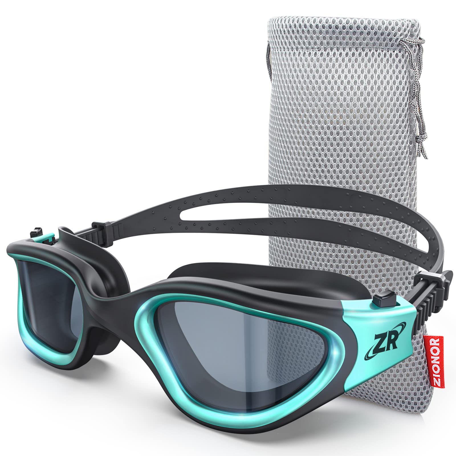 ZIONOR G1 Polarizzati Mirror Occhiali da Nuoto Unisex Adulto Uomo Donna Anti Foglia 100% Anti UV Immersione Occhiali