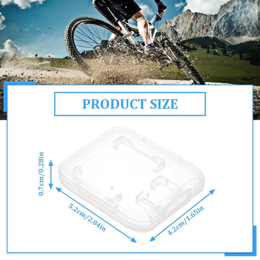12 Pezzi Custodia per Scheda di Memoria Custodia per Schede SD Trasparente, Memoria Storage Custodia,Memoria Storage Custodia, Custodia per Schede SD per SD MMC MicroSD