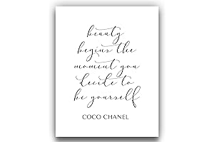 Coco Chanel Painting , Wall Prints, Black and White Artwork for Room Aesthetic Decor