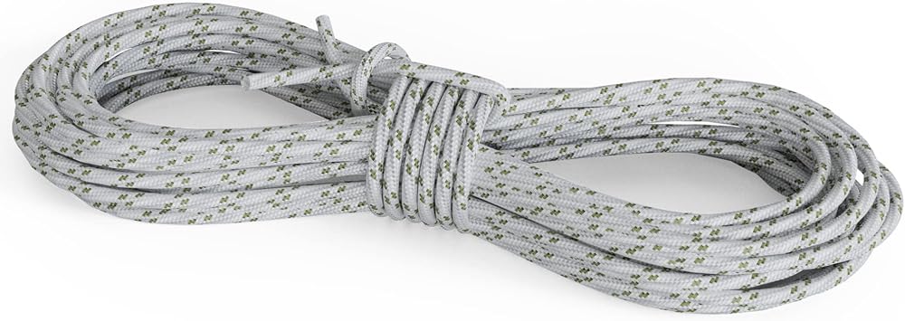 Patio Umbrella Cord Line Rope Heavy Duty Replacement String Green Dot 50 FT