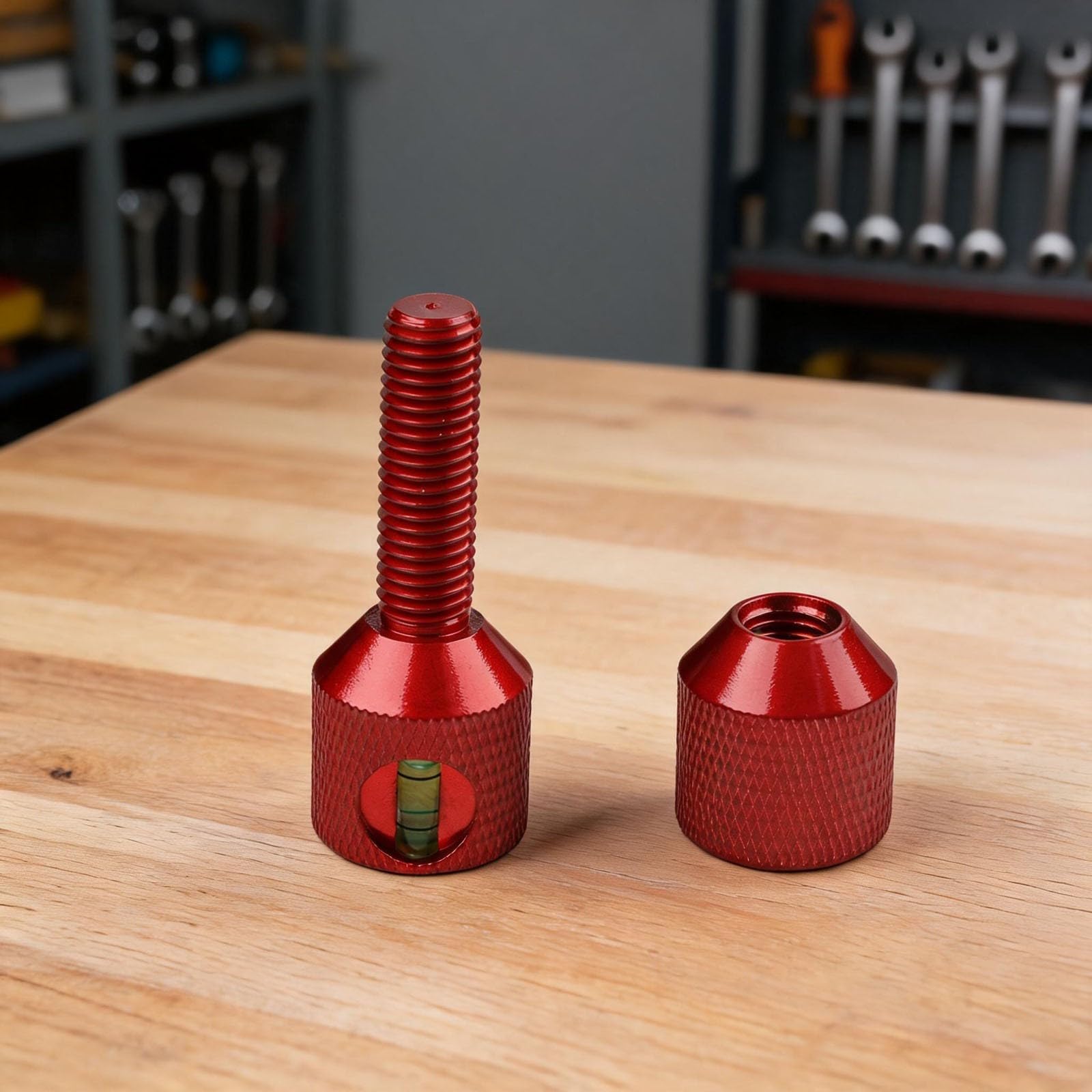 Perno nivelador de aluminio anodizado Clase 150, kit de 4 unidades de alta resistencia 8