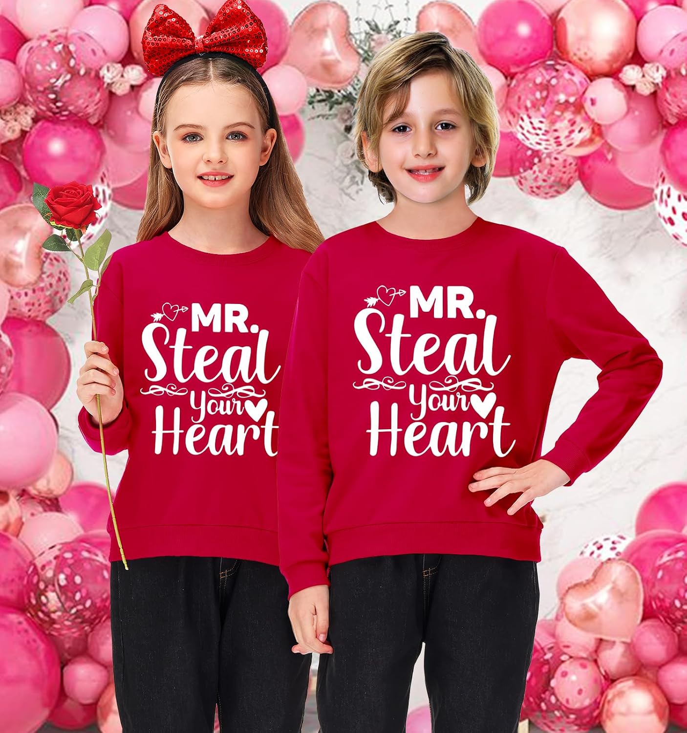 Remimi Unisex Kids St. Patrick's Day Sweatshirt Long Sleeve Mardi Gras Pullover Tops 3-14 Years