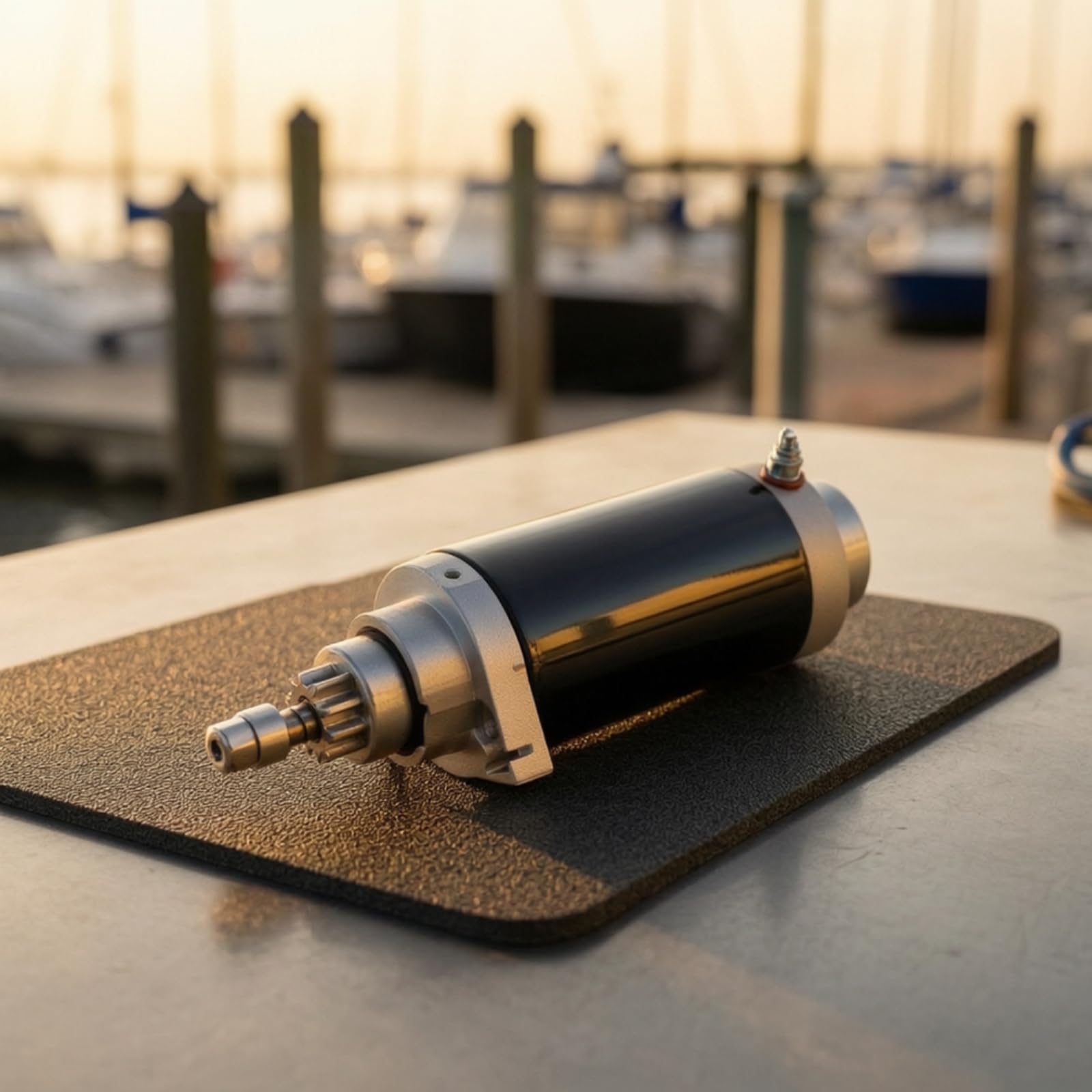 Motorino D'avviamento Fuoribordo Robusto Motore di Avviamento Resistente All'umidità Avviatore Motore per Officina Nautica