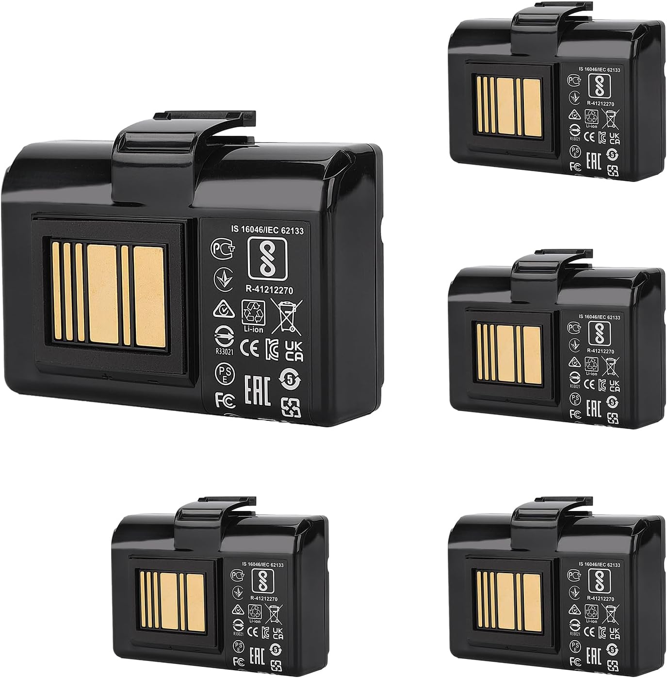 3400mAh ZQ520 ZQ620 Battery Replacement: for Zebra QLN320 QLN220 QLN220HC QLN320HC ZQ520 ZQ620 ZQ500 ZQ510 ZQ521 ZR628 ZR638 ZQ610 ZR658 ZR668 Mobile Printer Upgrade Battery Lithium Ion (5-Pack)