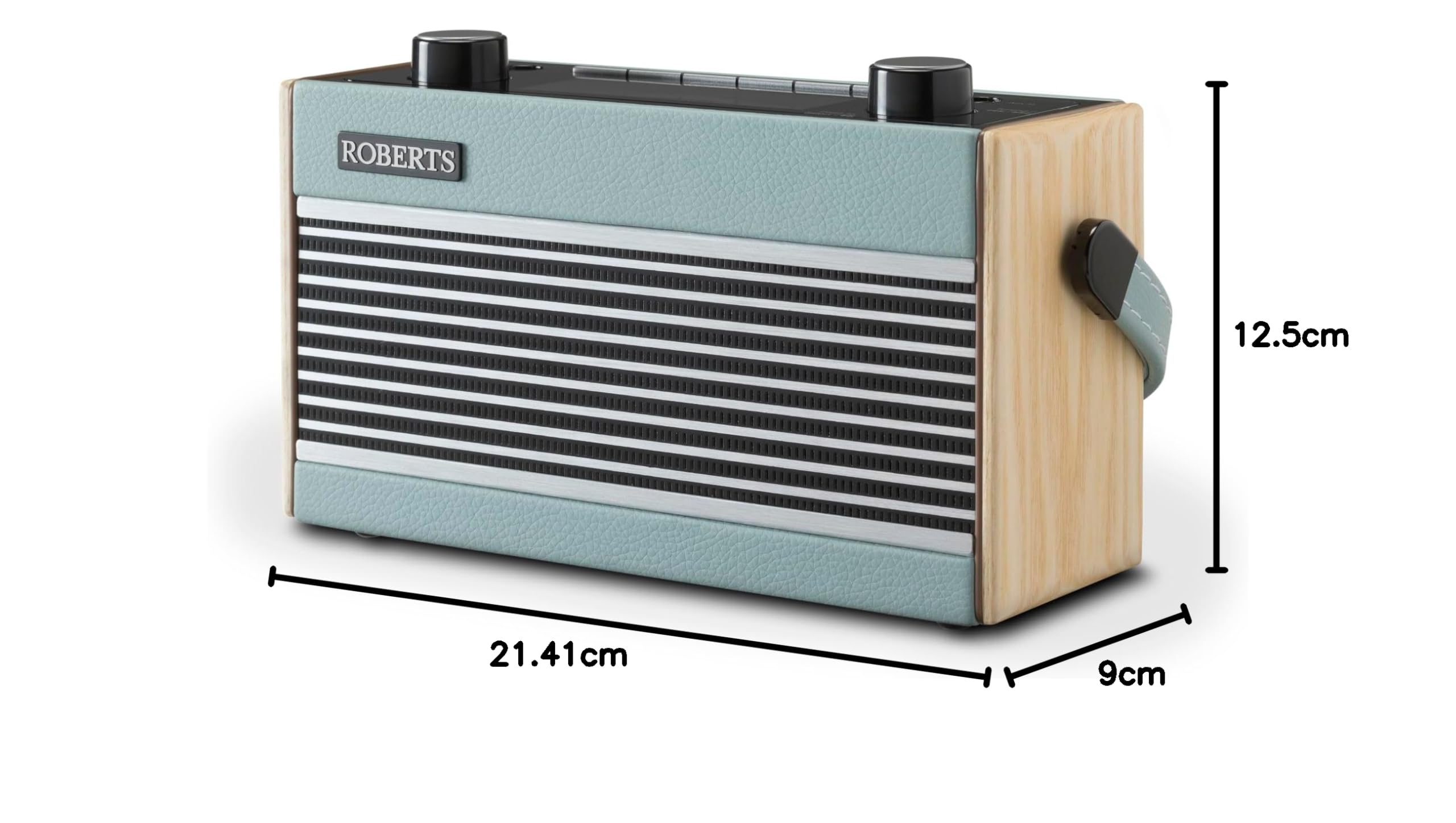 Roberts Radio Rambler BT Stéréo - Radio Portable, Dab+/FM/Bluetooth - Bleu Marine