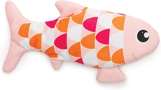 Catit Groovy Fish - Motion Activated Dancing Fish, Flipping Fish Cat Toy, Pink