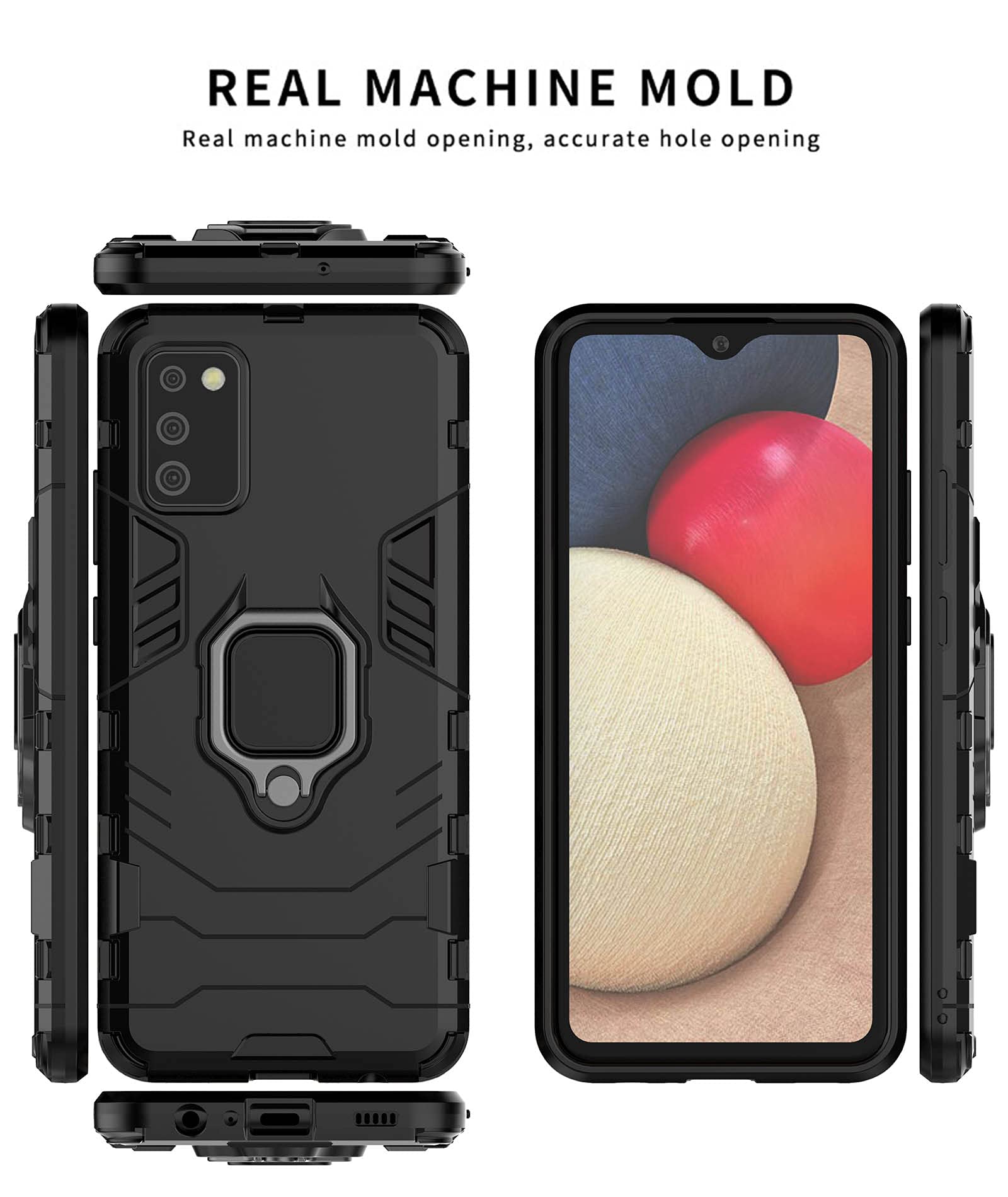 GOKEN Cover per Realme C55 + 2 Vetro Temperato, Silicone