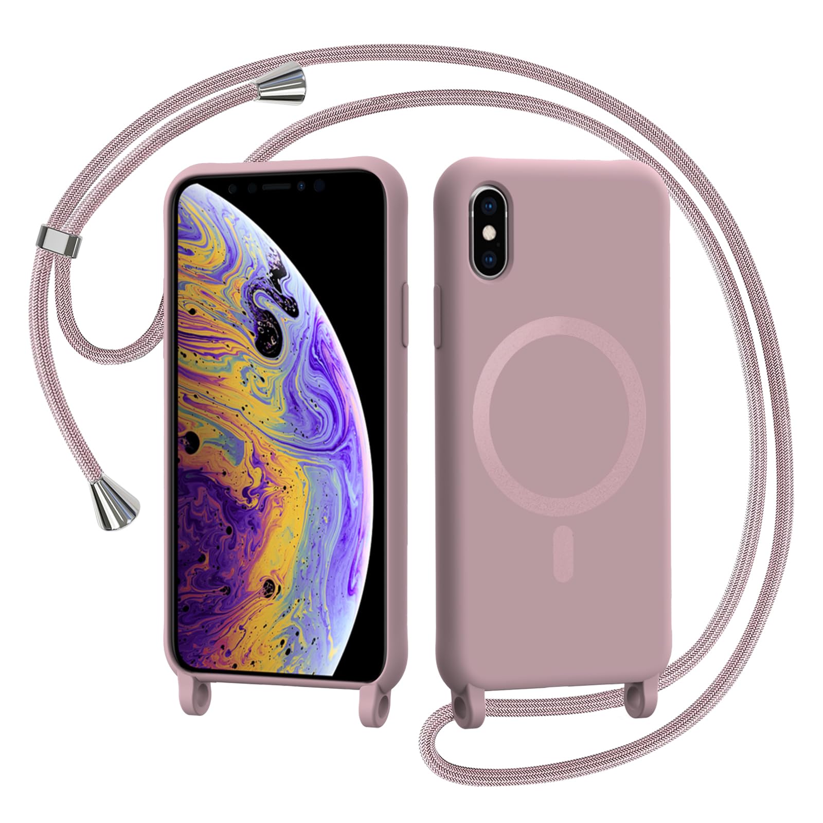 Cover Cordino per iPhone X/iPhone XS Custodia con tracolla