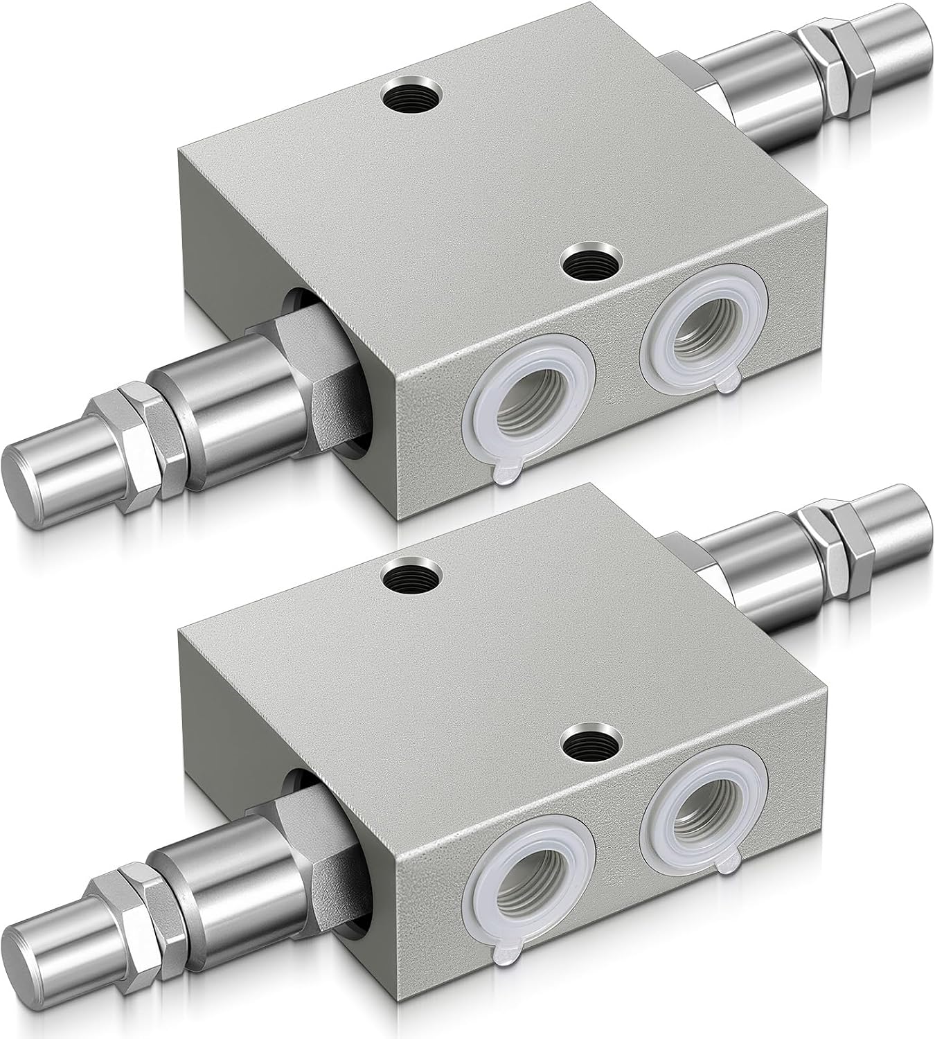 Threlaco Dual Crossover Hydraulic Relief Cushion Valve 3/8” NPT Ports 12 GPM for Control Valve Motor Cylinder