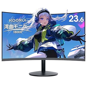 本日限定お値引き‼️KOORUI 湾曲モニター 23.6 インチ 24N5C Amazon.co.jp: KOORUI モニター 24インチ 60Hz : パソコン・周辺機器
