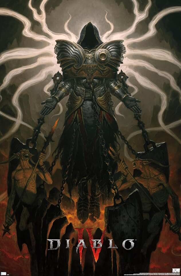 Diablo 4 - Inarius Key Art Wall Poster, 34L" x 22.4W", Unframed Version