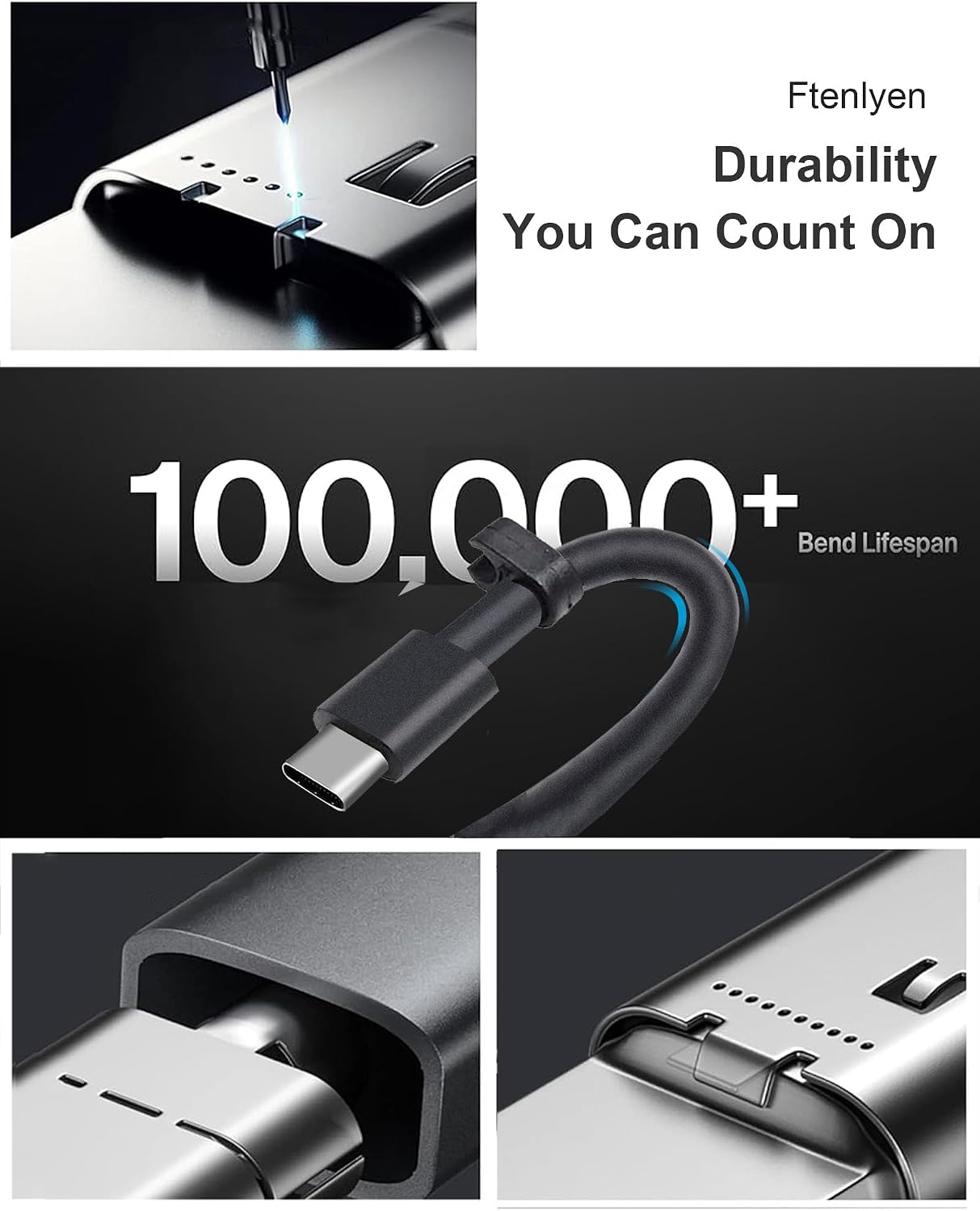 20V 3.25A Laptop Charger USB C 65W for Dell Pro 16 14 13 Plus, 14 16 Plus image 4